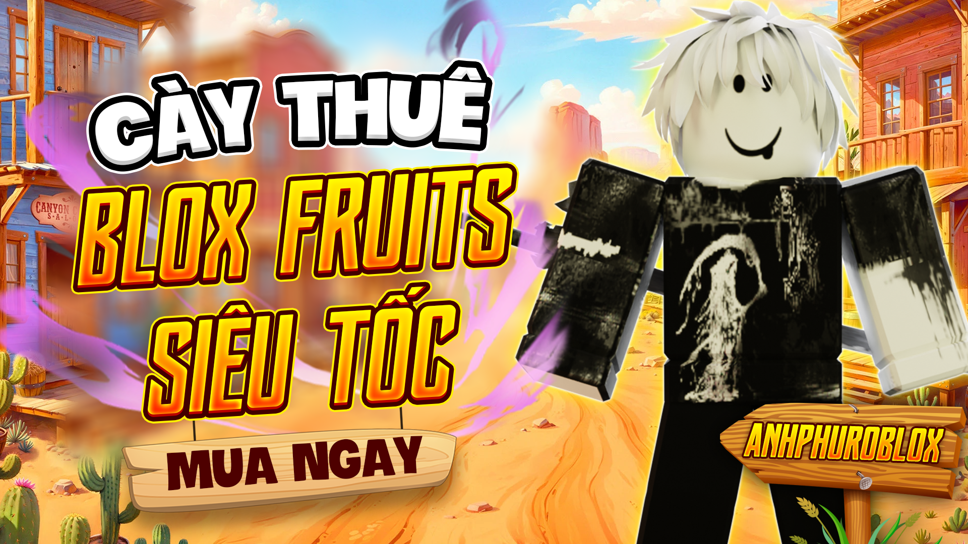 CÀY THUÊ BLOX FRUITS SIÊU TỐC